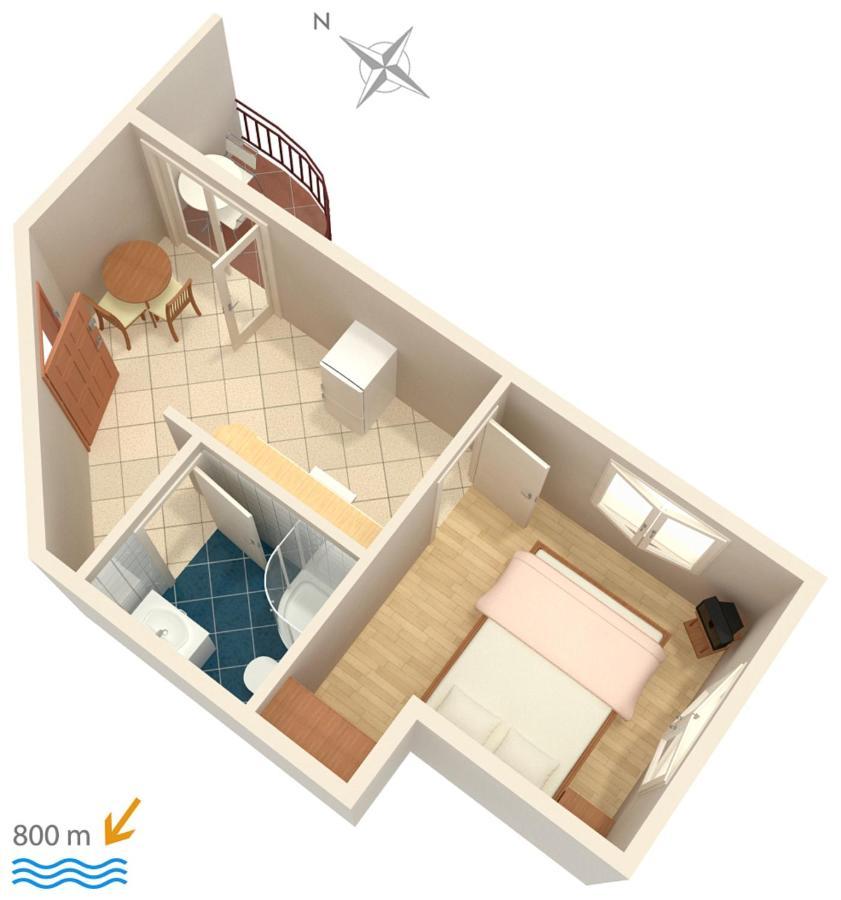 Apartments And Rooms With Parking Space Njivice, Krk - 5458 Exteriör bild