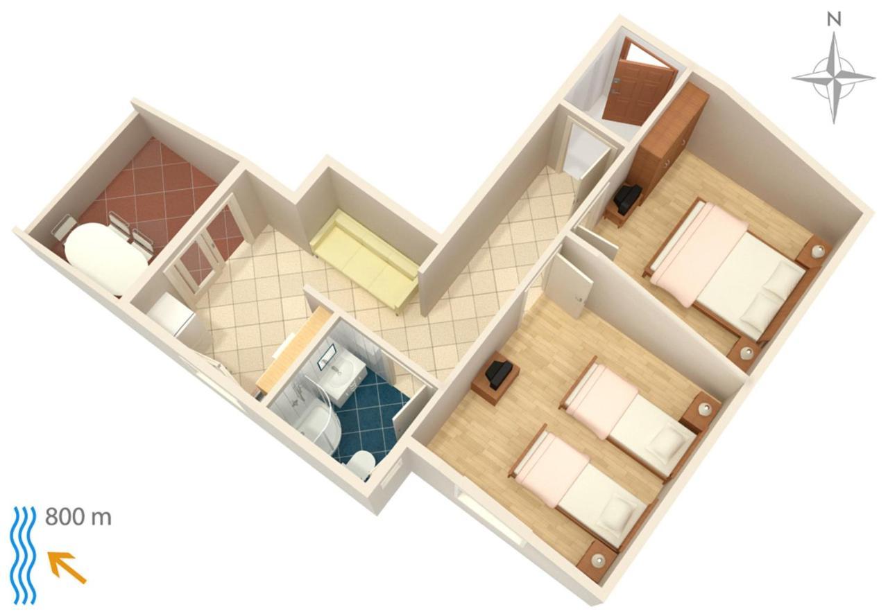 Apartments And Rooms With Parking Space Njivice, Krk - 5458 Exteriör bild